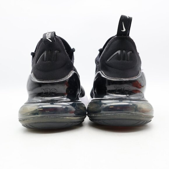 Nike Air Max 270 Men's Size 11.5 Black White Athletic Running Walking Sneakers - Picture 5 of 9